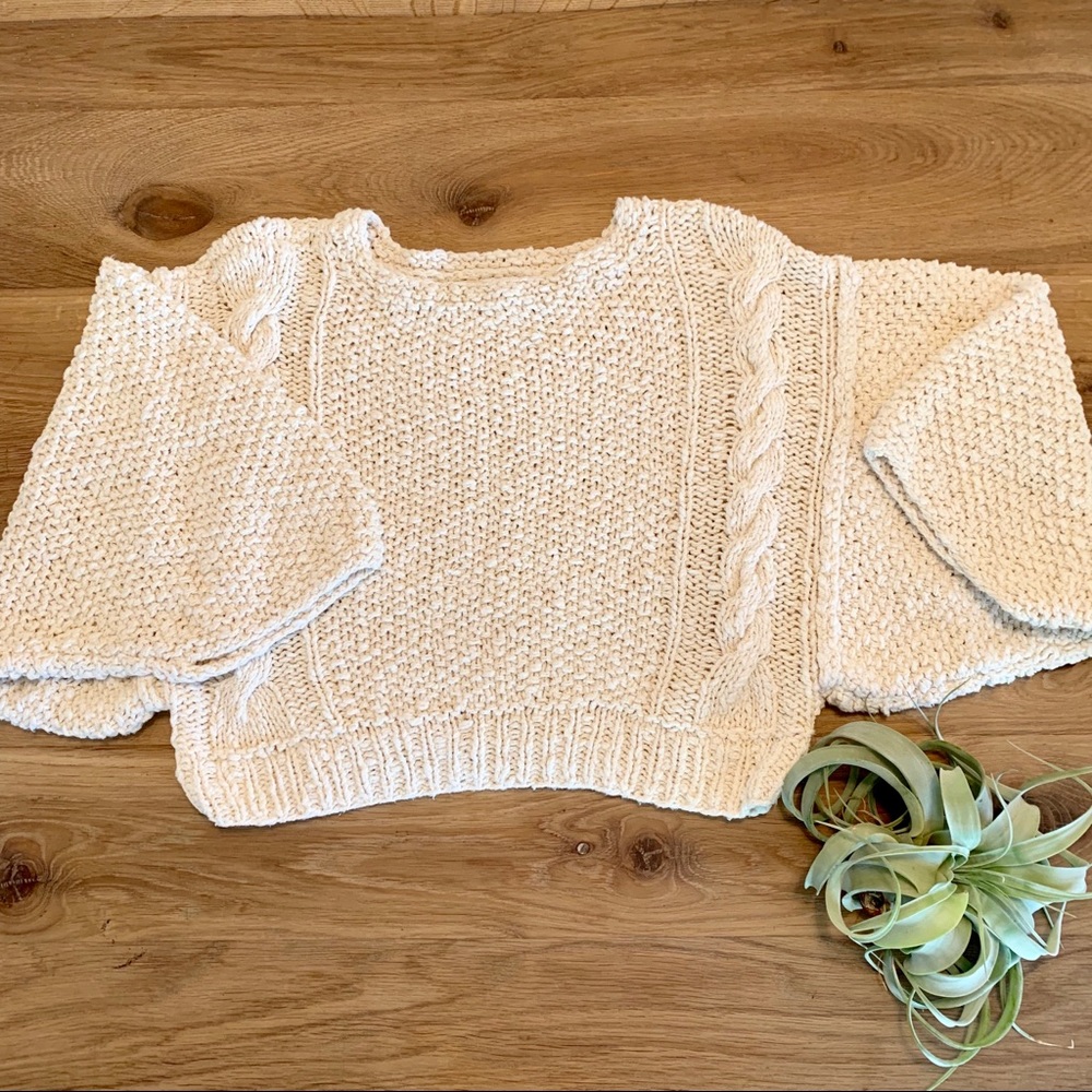 Vintage Liz Claiborne Knit Crop Sweater